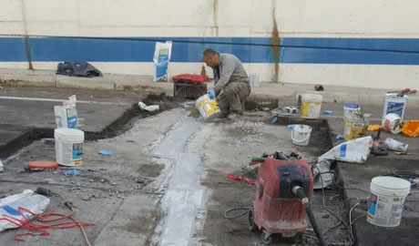 Sigillatura fessurazioni sottopasso Picchi a Jesolo